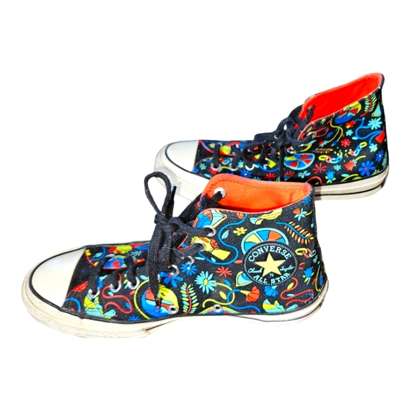 Converse Multicolor Patterned High-Tops - Picture 3 of 5